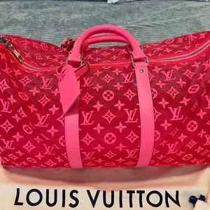 Vuitton Duffle Bag Pink Clear Louis Vuitton Bag Louis Vuitton Bags